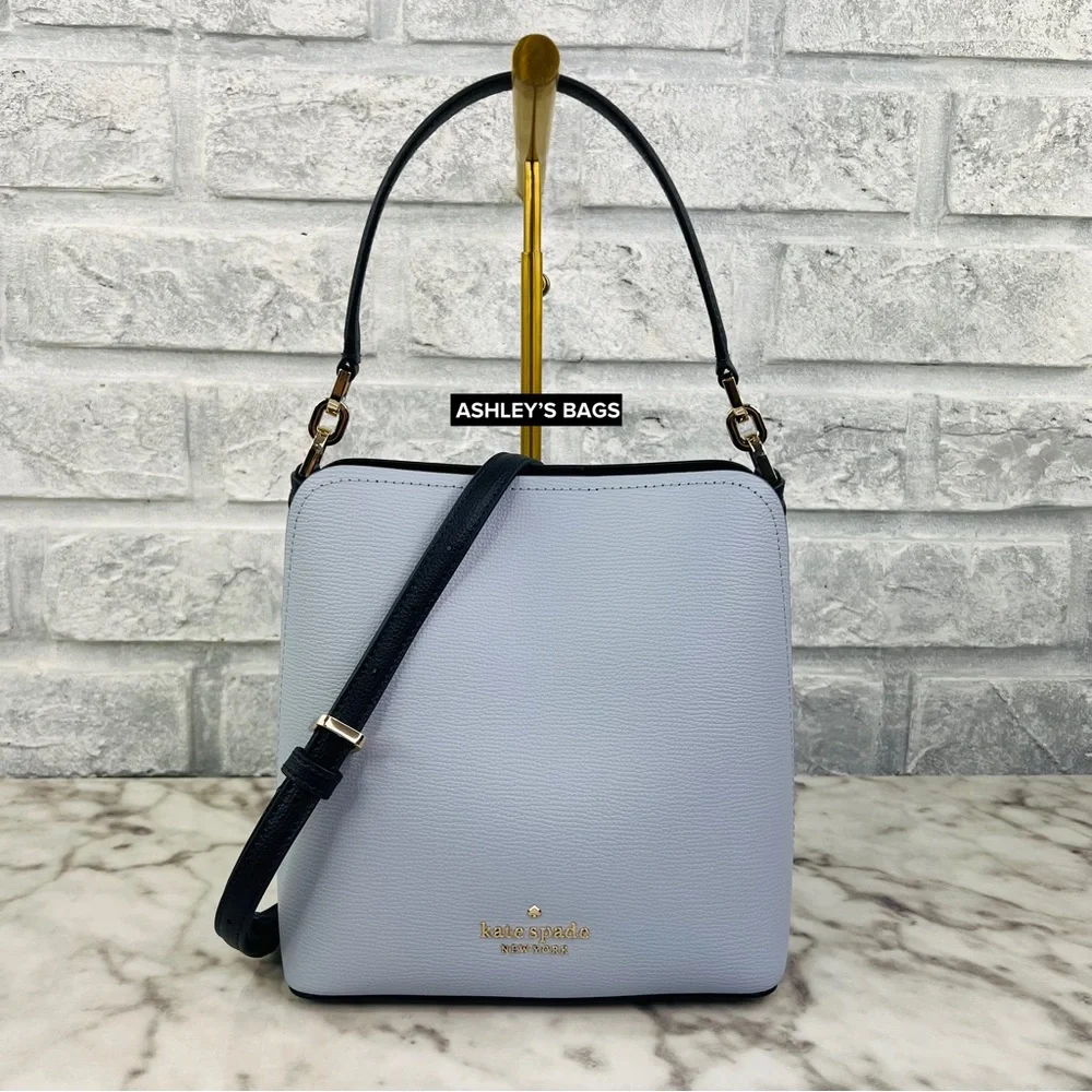 Kate Spade Darcy Colorblock Bucket Bag Crossbody In Pale Hydra
